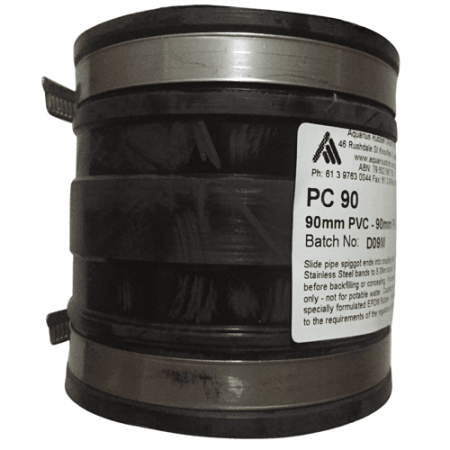 Rubber Pipe Couplings - PVC to Earthenware / Cast Iron