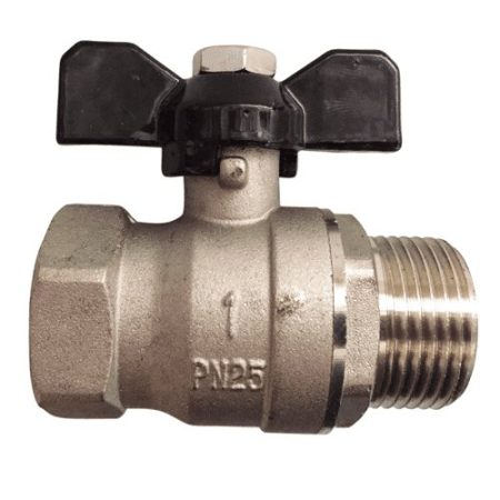 T- HEAD BRASS BALL VALVE M/F 360psi